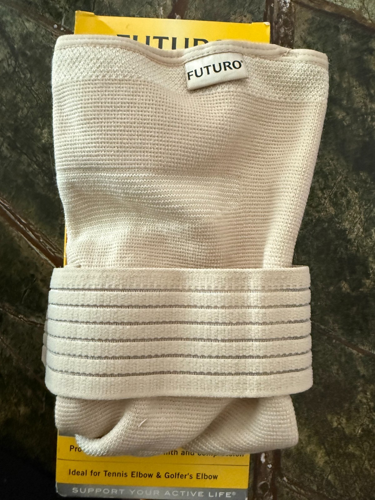 Futuro Elbow Moderate Comfort Support Pressure Pads /Beige /Large ~ New