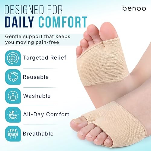 Metatarsal Pads Gel Cushions Ball Foot Pain Relief Morton Neuroma