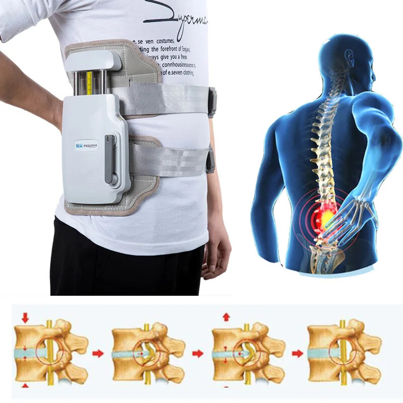 Lumbar Traction Device,Herniated Disc Back Pain Relief Device Back Stretcher