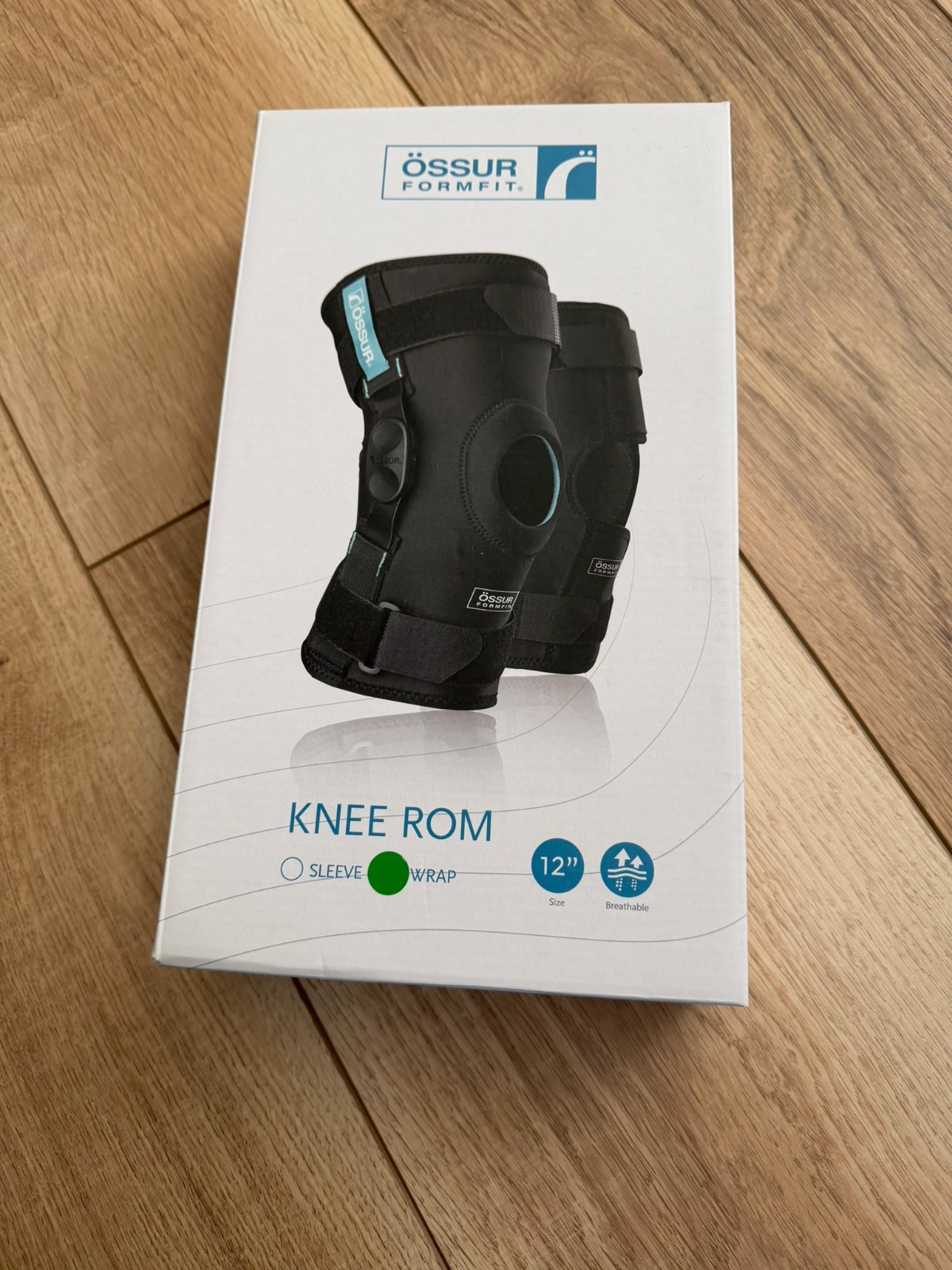 Ossur Formfit ROM Knee 12” Wrap Hinged Sleeve Brace – Size Small
