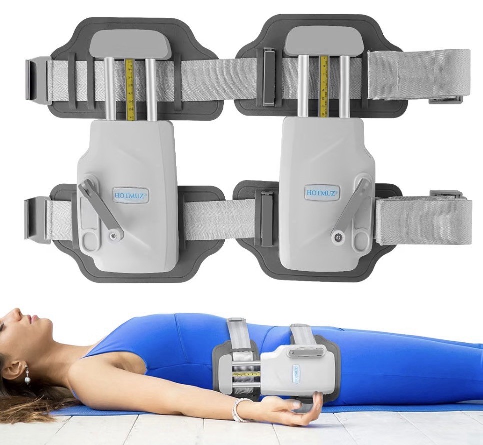 Hotmuz Manual Lumbar Traction Device for Lower Back Pain Relief