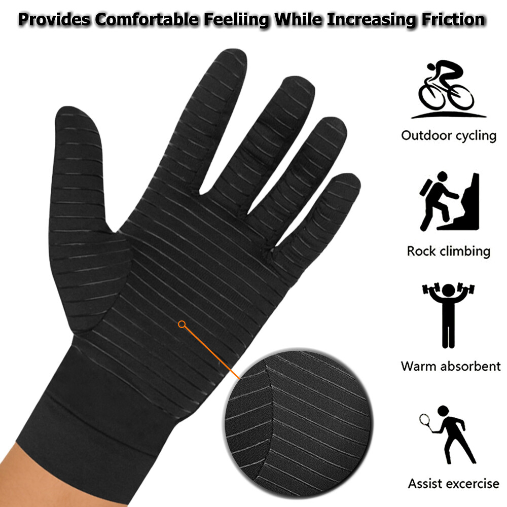 Unisex Copper Arthritis Compression Gloves Sport for Carpal Tunnel Joint Pain