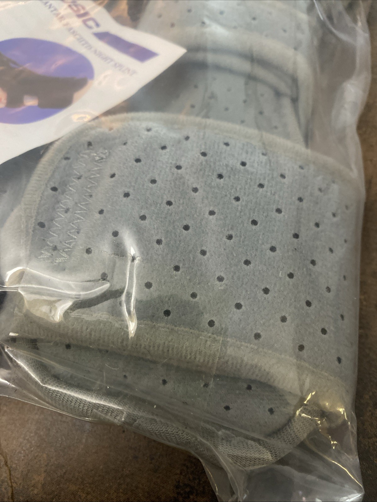 2 Pack -ANSUSIC Plantar Fasciitis Night Splint Gray Foot Drop Brace Adjustable