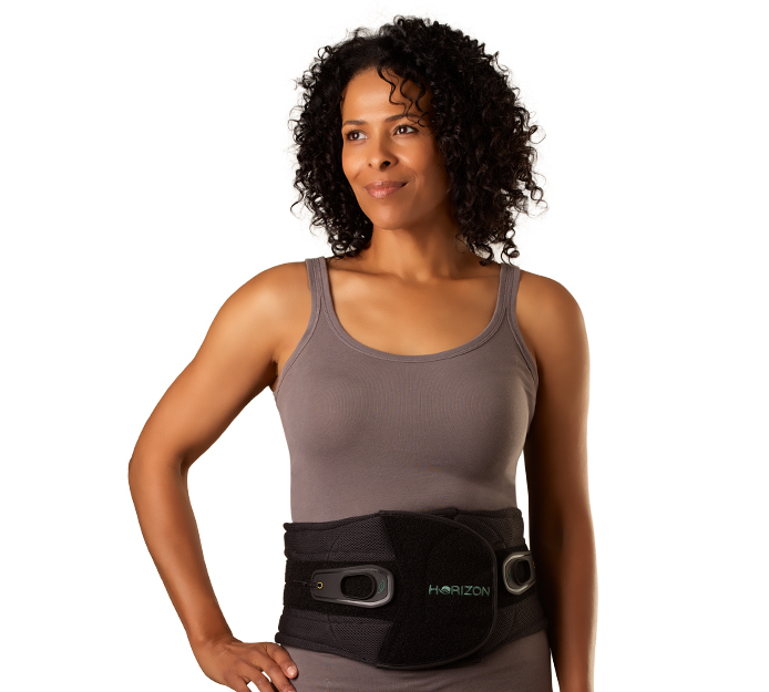 Aspen Medical Horizon Lumbar 627 Support Back Brace Black Adjustable L0627 New