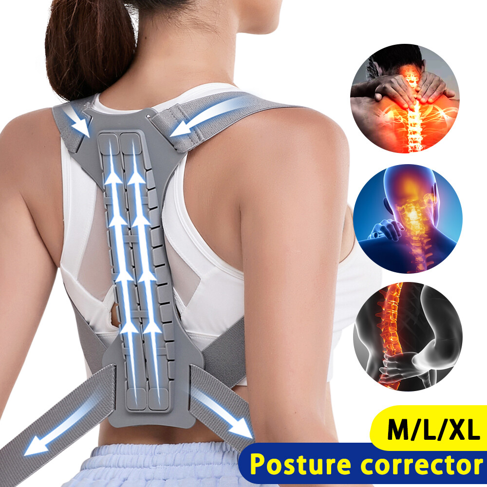 Posture Corrector Back Support Shoulder Brace Adjustable Clavicle Belt Men Women