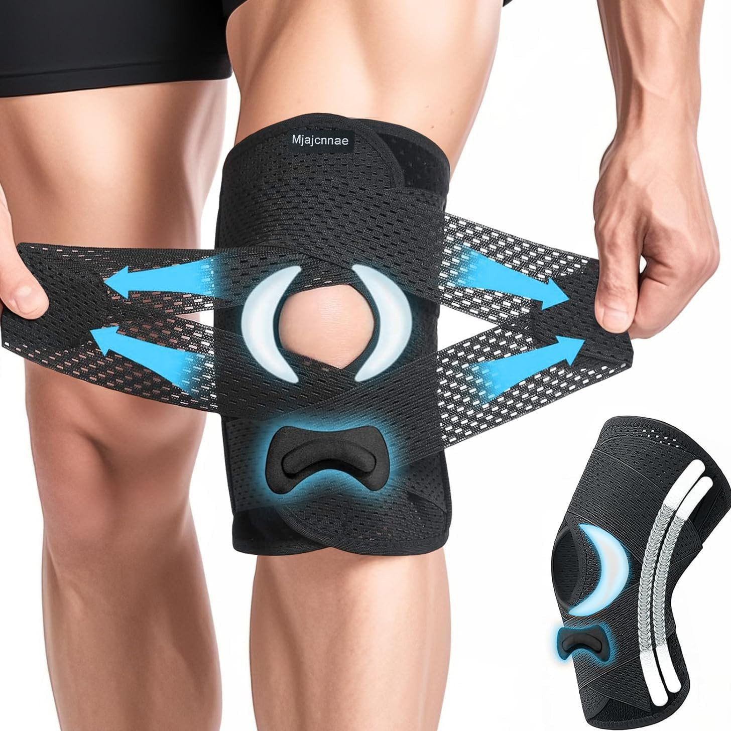 Knee Brace for Women & Men, Knee Brace for Knee Pain, Meniscus Tear, | Adjustabl