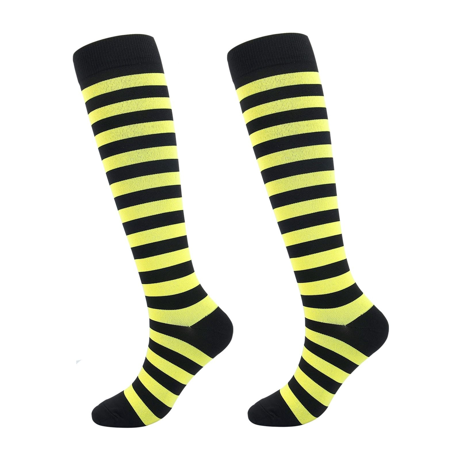 Junely Bee Compression Socks for Women Knee High Stockings for Halloween Runn…