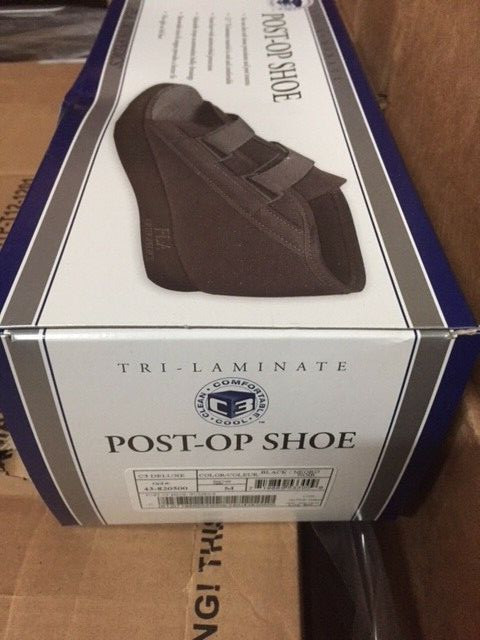 FLA Orthopedics, C3 Post-Op Shoe, Women’s Size Medium, Black, (NEW)