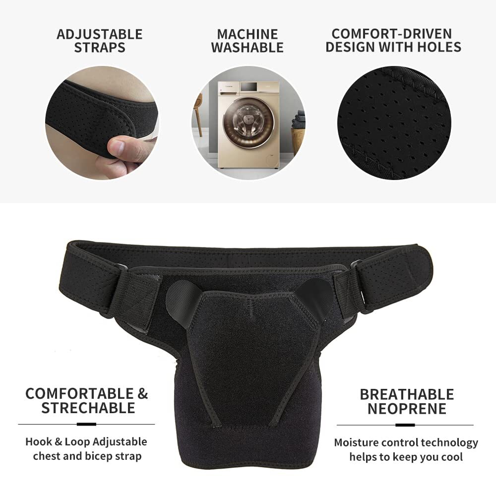 Shoulder Brace Torn Rotator Cuff Dislocated Support Compression Joint Left/Right