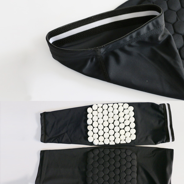 2X Kids Adult Sport Skate Basketball Honeycomb Pad Crashproof Knee Leg Sleeve