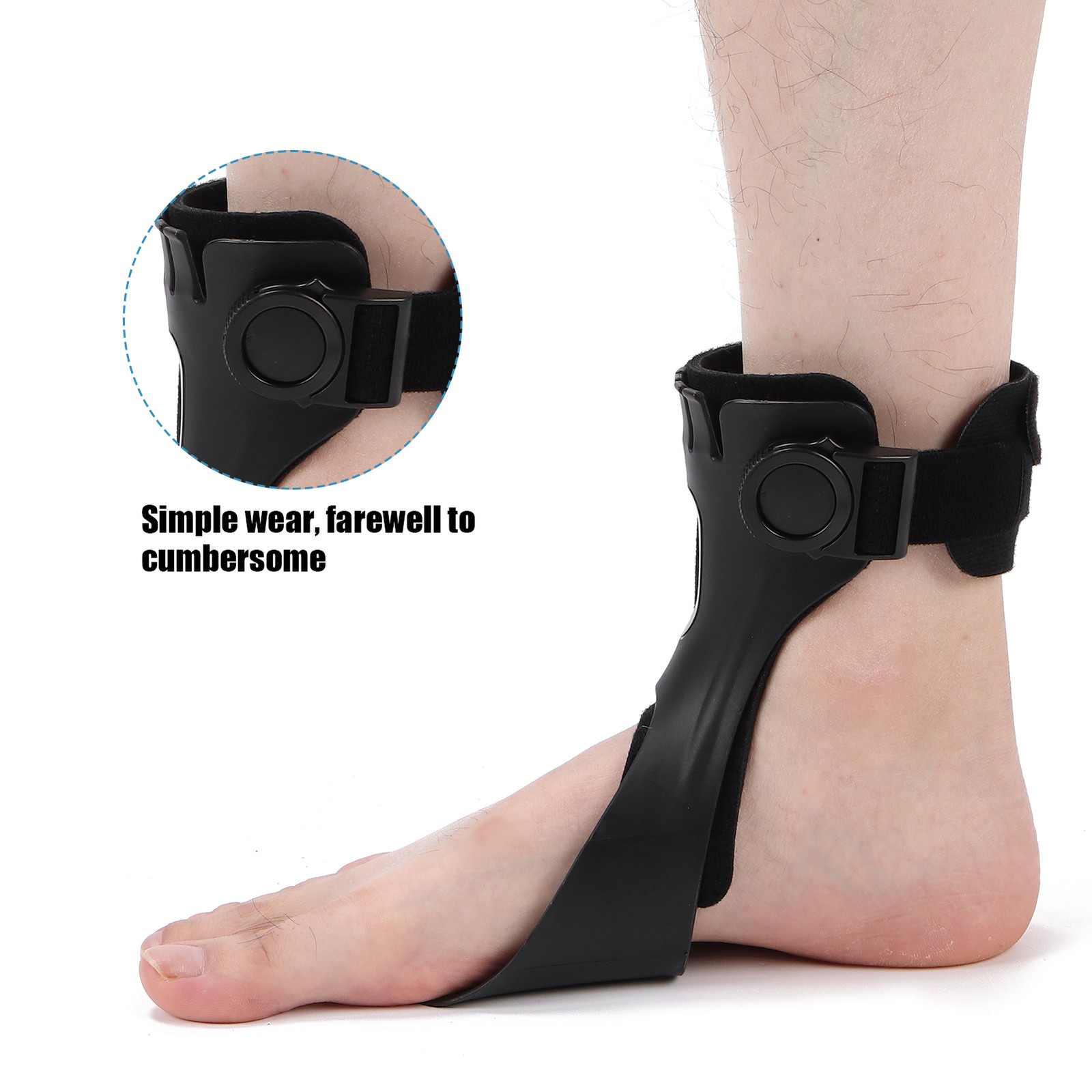 Right-XL Ankle Foot Orthosis Flexible Design For Balance Enhancement Excellent