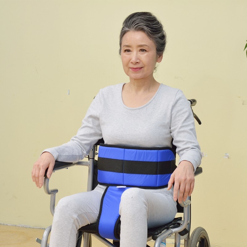 Wheelchair Restraint Belt T-Shaped Waist Bandage Non-Slip Chair Seat Strape