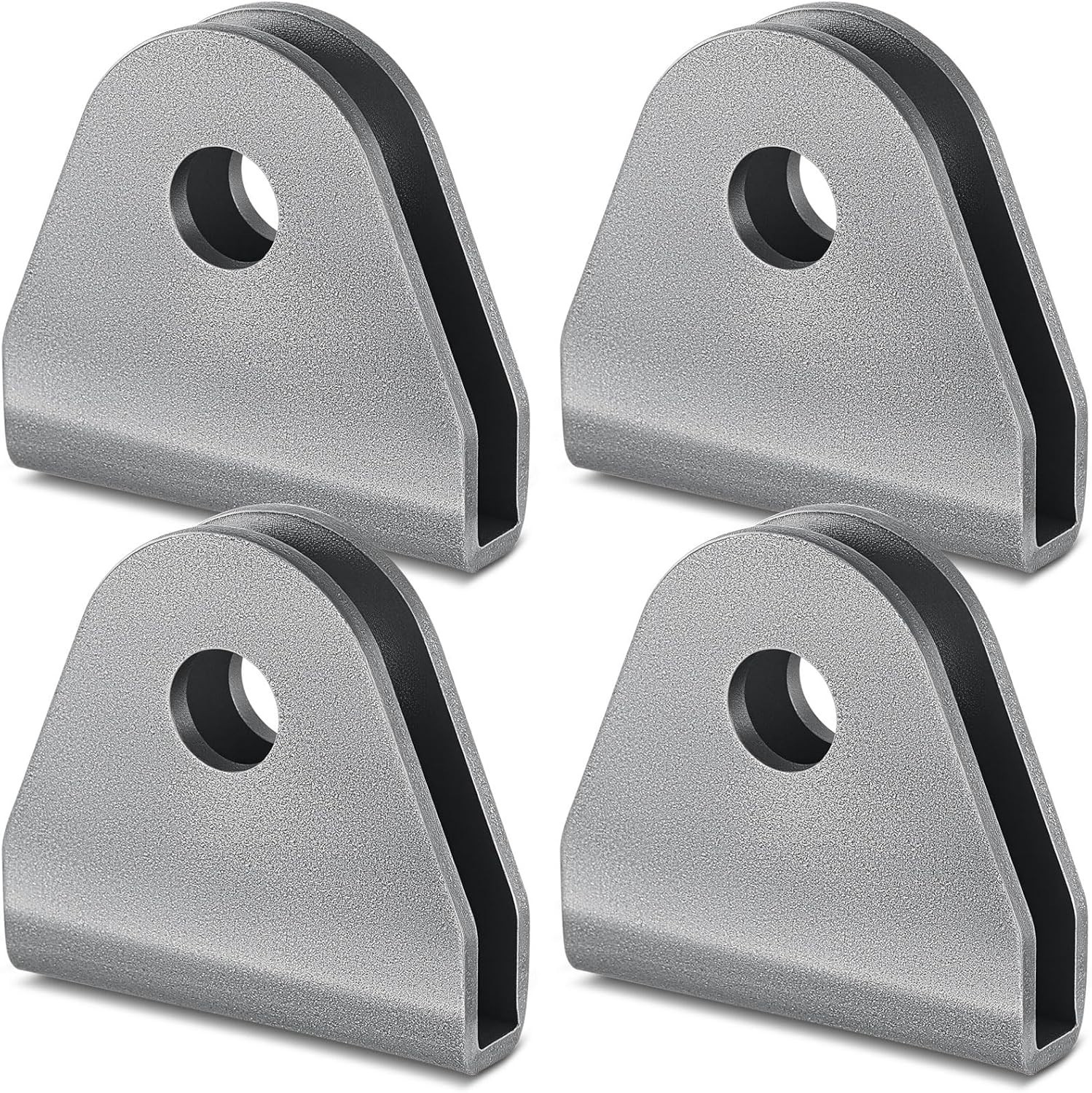 4 Pack Double Shear Tabs Seat Belt Tab Double Shear Limit Strap Weld on Tabs 1/2