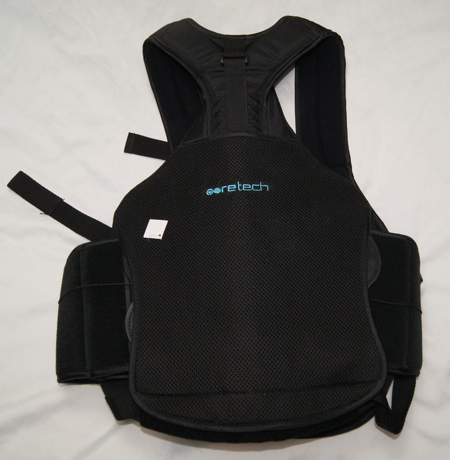 coretech back brace w/ shoulder straps black S-4XL adjustable 25″-68″ SUP2054BLK