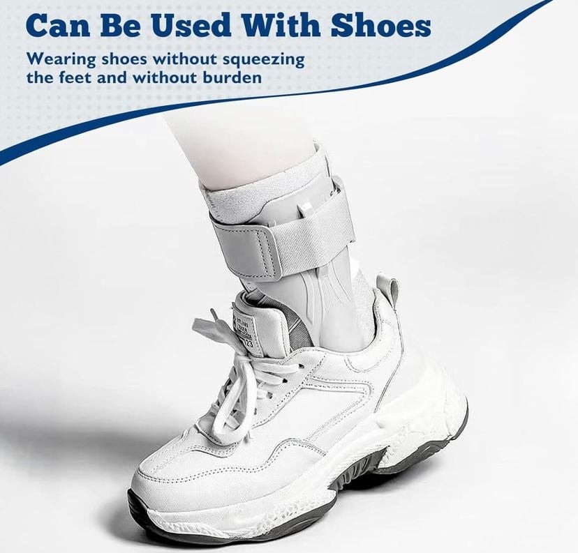 DYUEOK 2.0 Ankle Brace with Side Stabilizers – Adjustable Ankle Support Sprained
