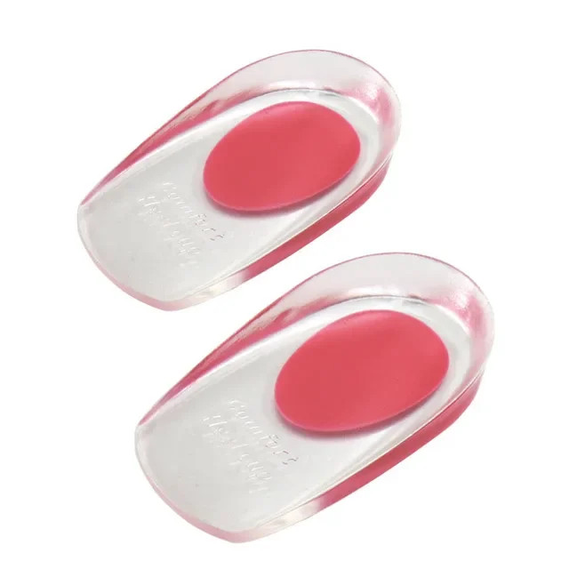 2Pcs Silicone Heel Pads Plantar Fasciitis Man Heel Spur Silicone Gel Heel Cups H
