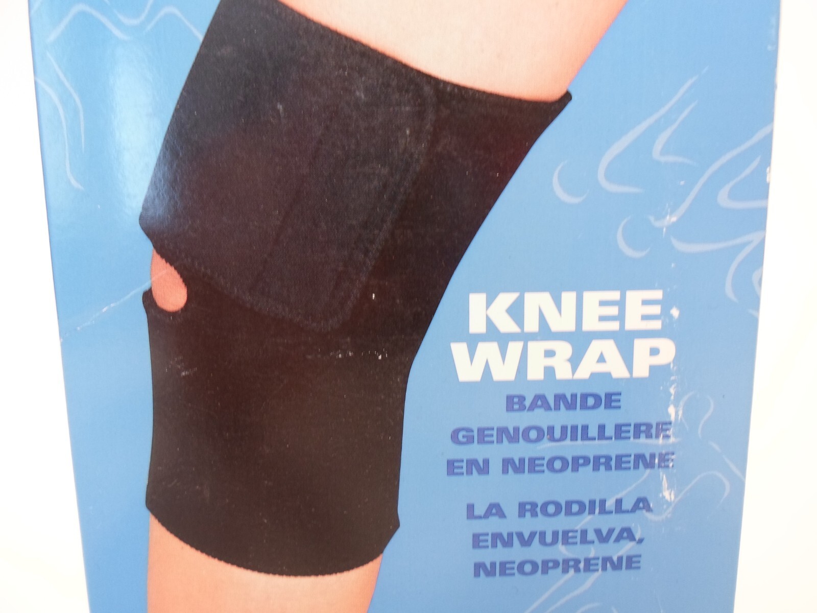 Sportaid Knee Wrap Neoprene Black Small 13-14 inches 1 each By Scott Specialties
