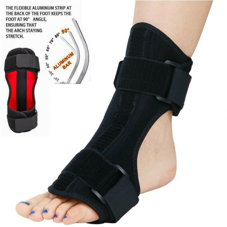 Plantar Fasciitis Night Splint Therapy Posterior Foot Drop Instep Injury Orthoti