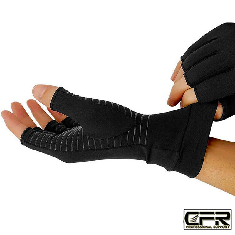 Copper Compression Arthritis Gloves Wrist Brace for Carpal Tunnel Support Wraps