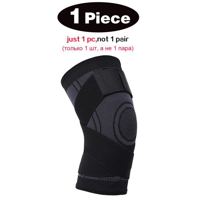 Sports Compression Sleeve Knee Adjustable Support Brace Patella Fitness Straps