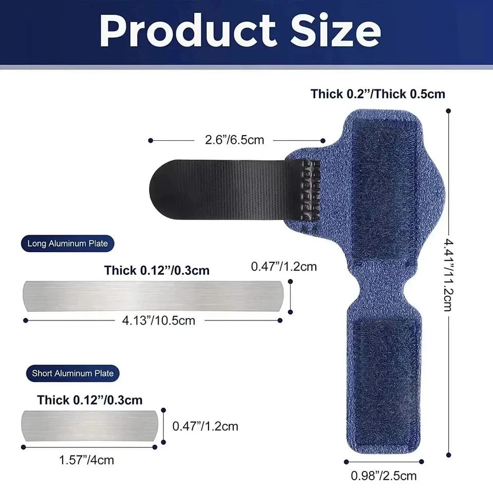 Toe Straightener Hammer Toe Corrector Brace Splint Wrap for Broken Fingers Toes