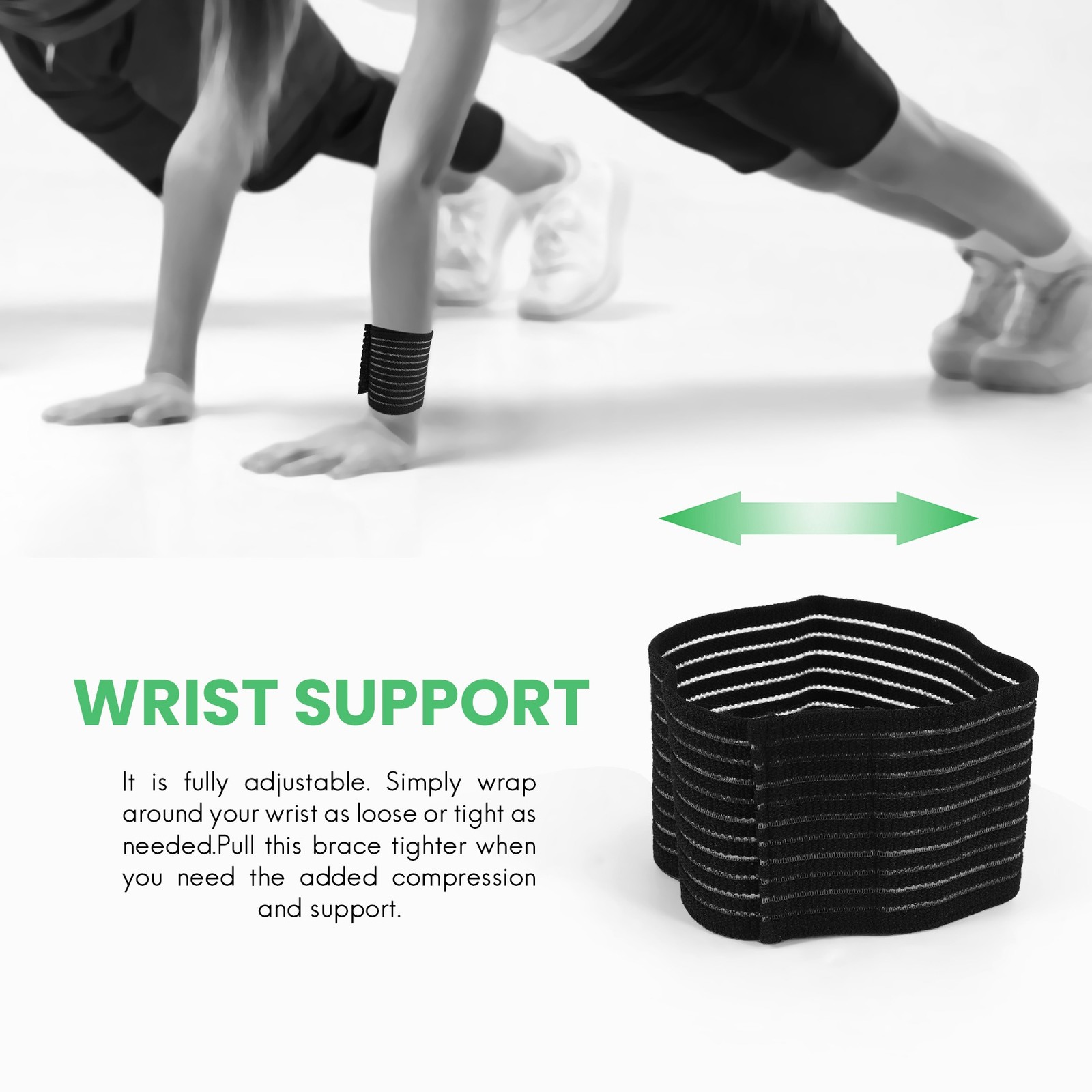 Wrist Support Brace for Men & Women. [2 Pack] for Work Out & Fitness,8798