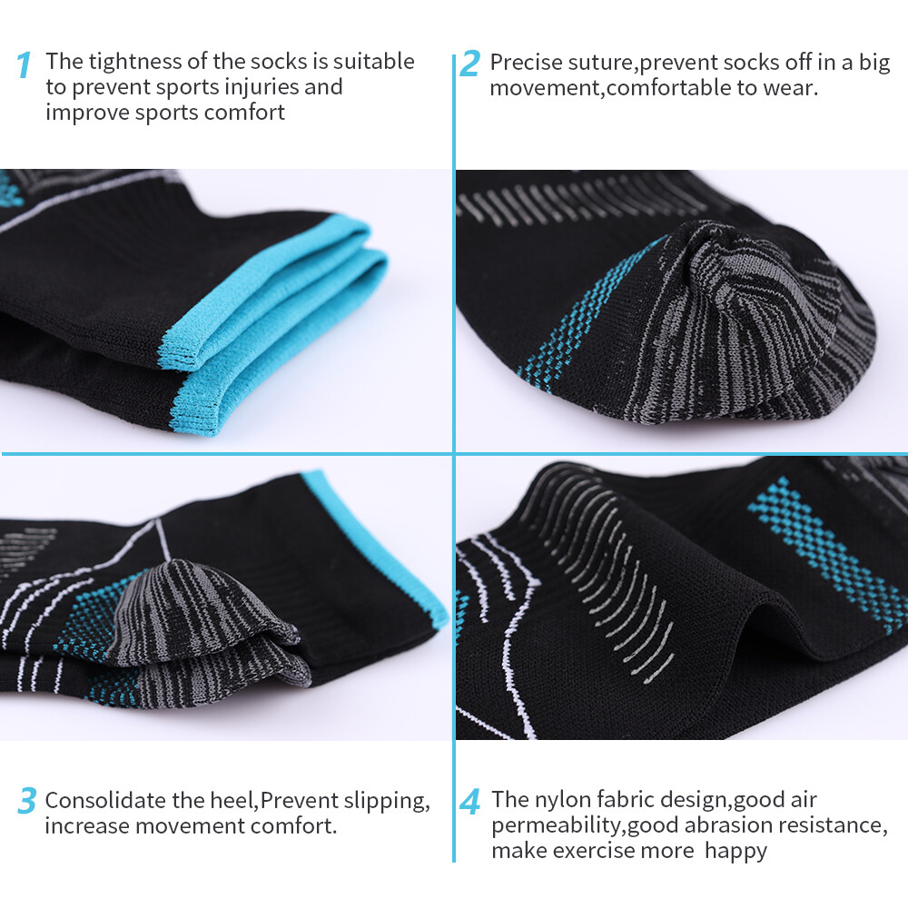 Compression Socks Plantar Fasciitis Arch Ankle Running Support Men Women S/M-XL