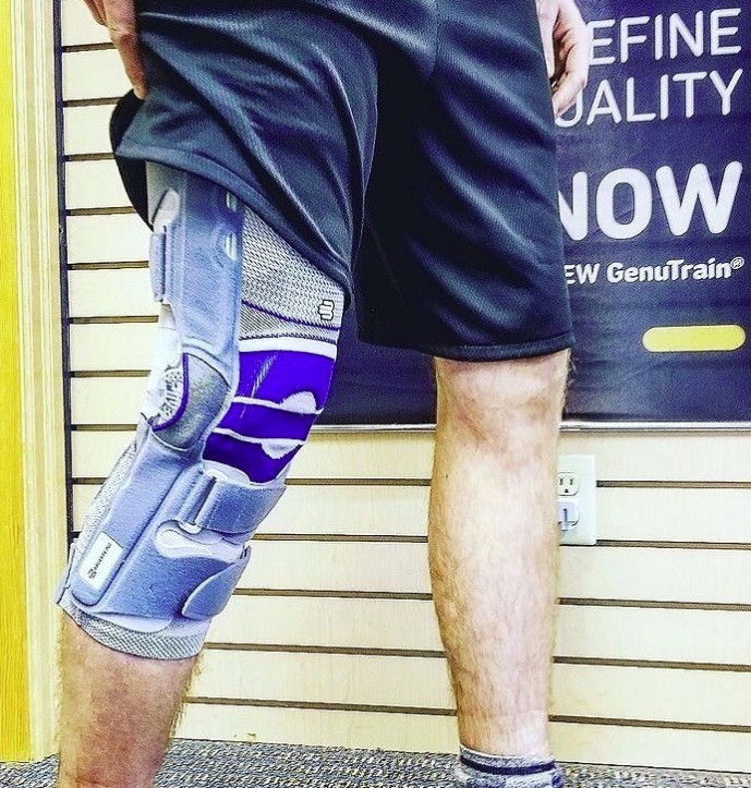 Bauerfeind Softec Genu Size 6 Right Knee Joint Brace Patella Support Sleeve