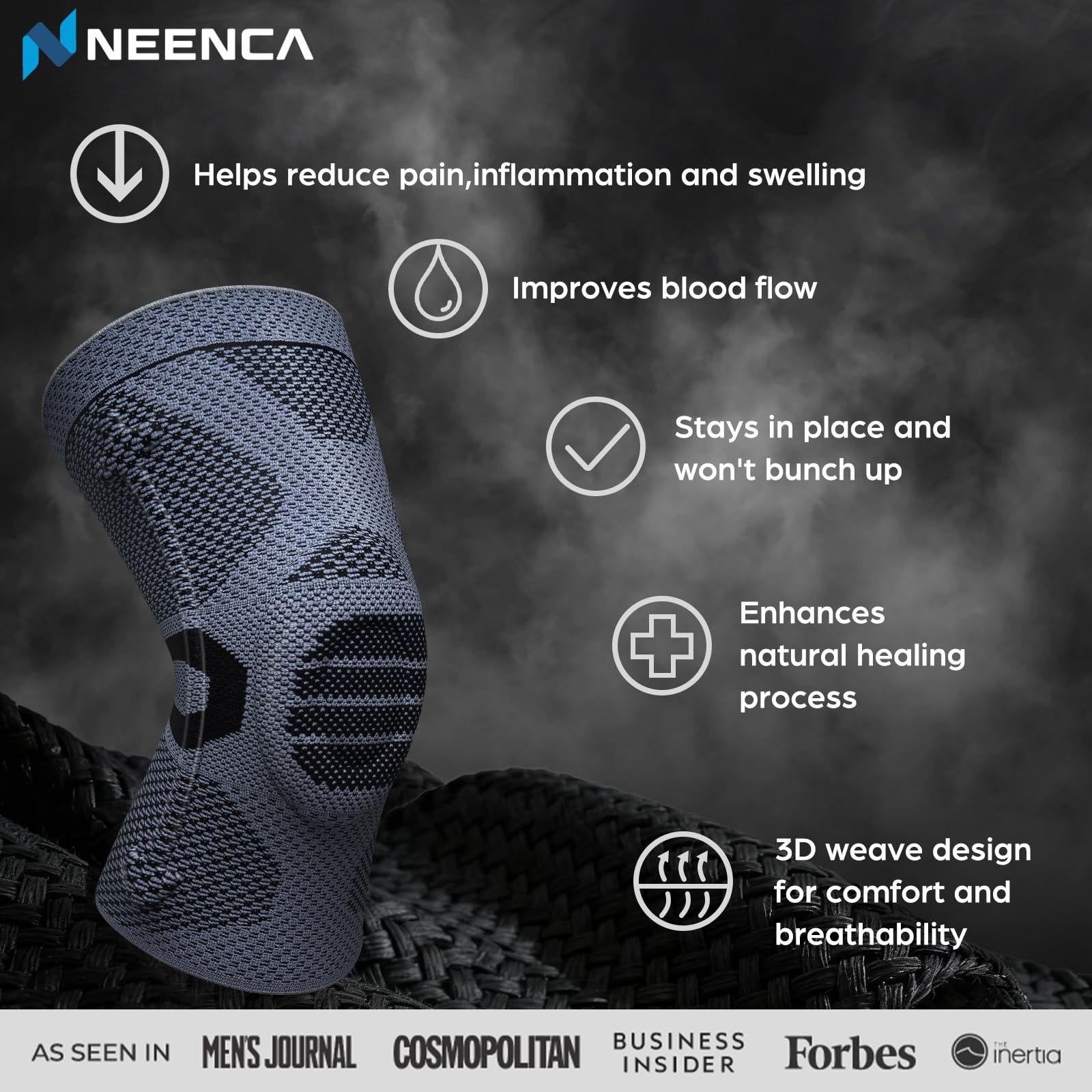 Professional Knee Brace Support for Men & Women – Medical Relief, Adjustable Fit
