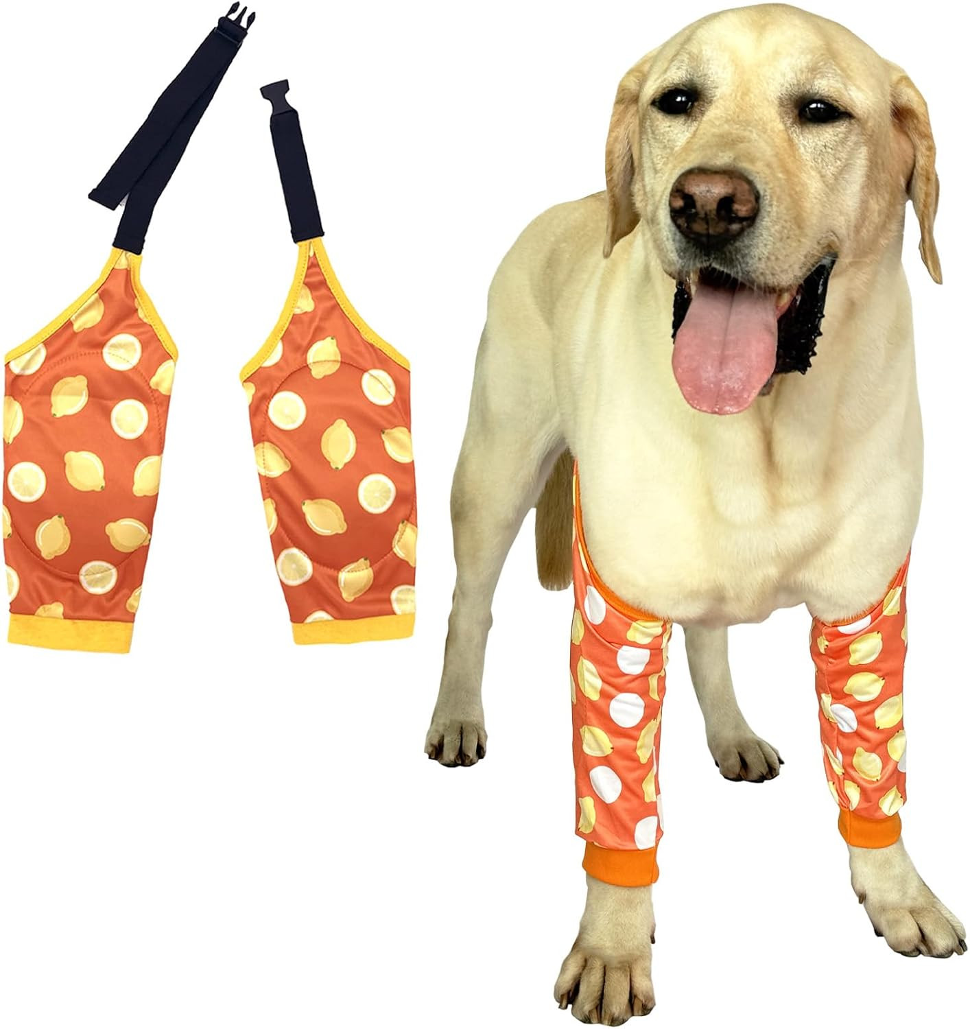 Dog Knee Protector Pad for Calluses Knee Brace Front Elbow Support Wrap, Pet Sle