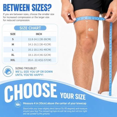 Medical-Grade Knee Brace for Women and Men, Relieves Knee Pain And Large