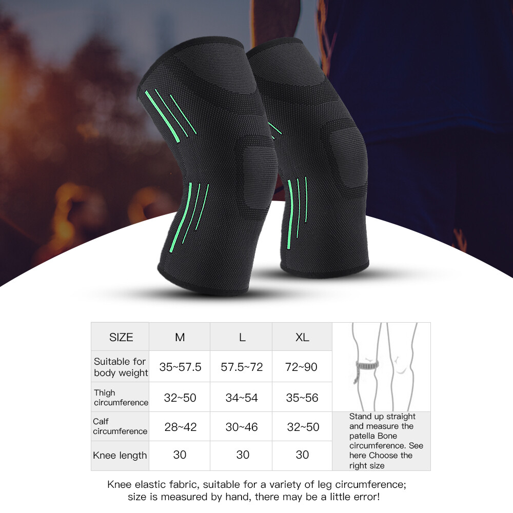 Professional Knee Brace Knee Elastic Compression Sleeve Support for Women & Men