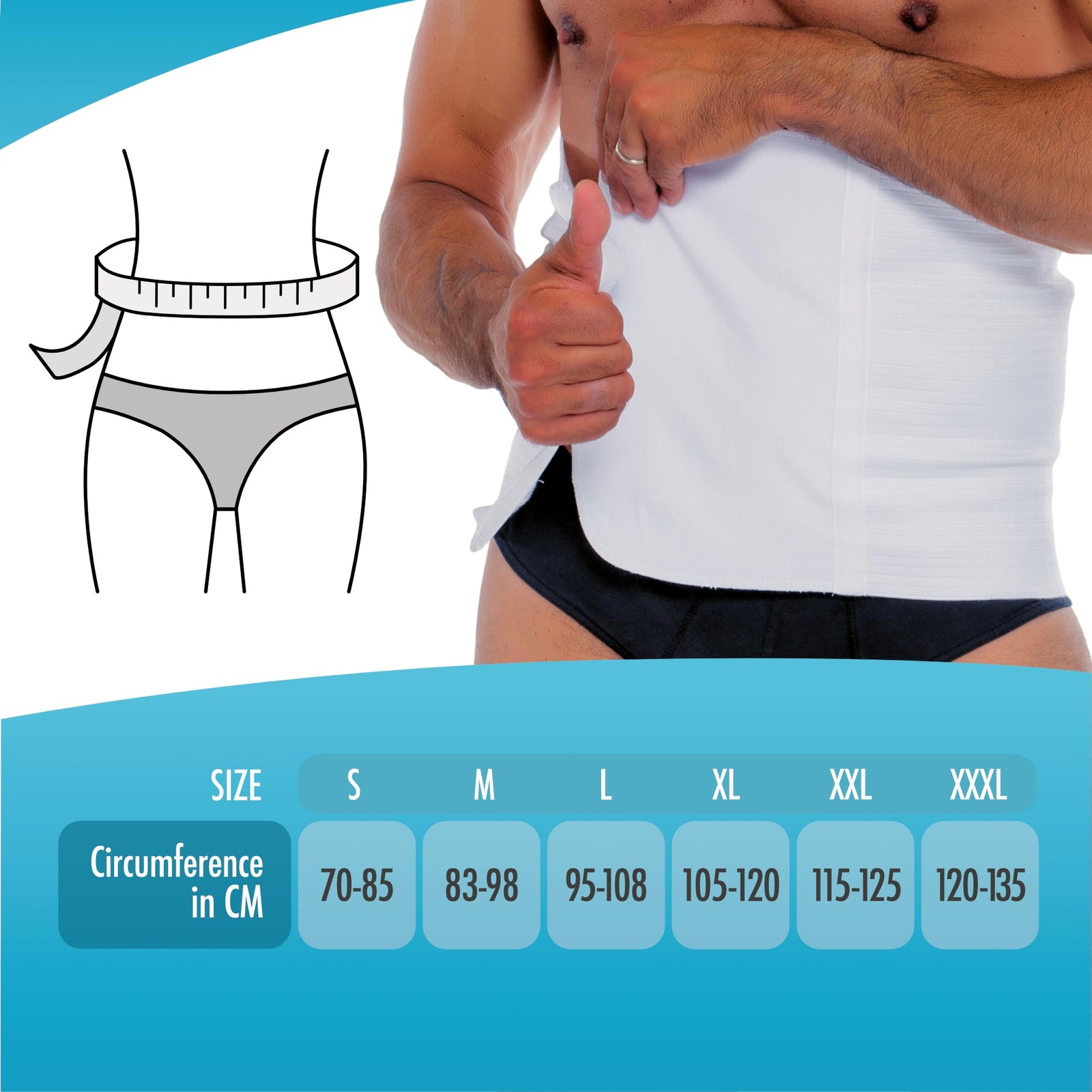 Post-Surgery and Postpartum Band – Elastic and Tear-Resistant Abdominal Postp…