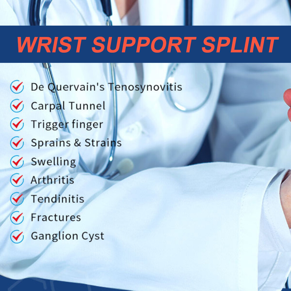 Left Right Wrist Support Brace Hand Splint Carpal Tunnel Sprain Arthritis Pains
