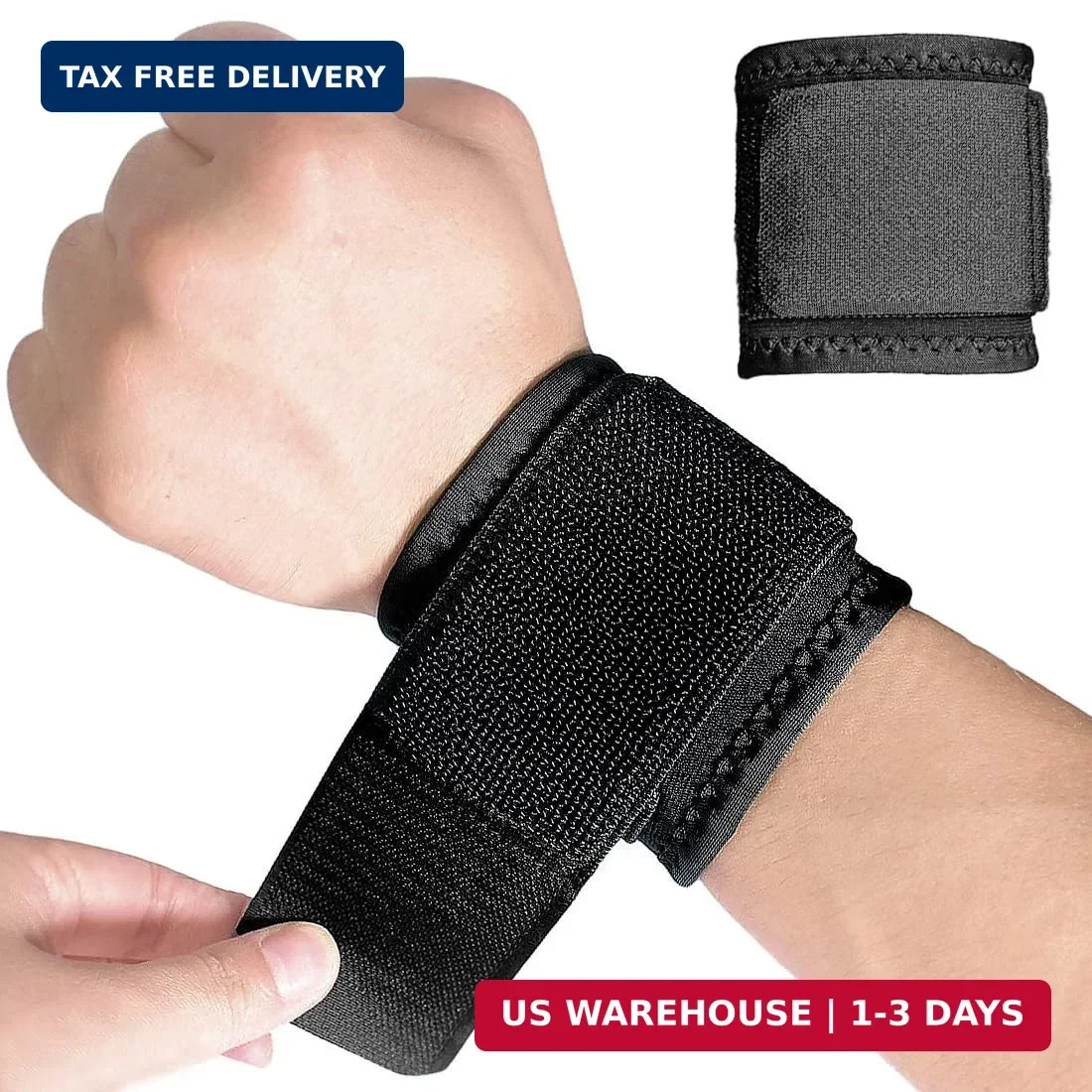 2 Pack Wrist Brace, Wrist Straps for Carpal Tunnel for women and men, Wrist Supp