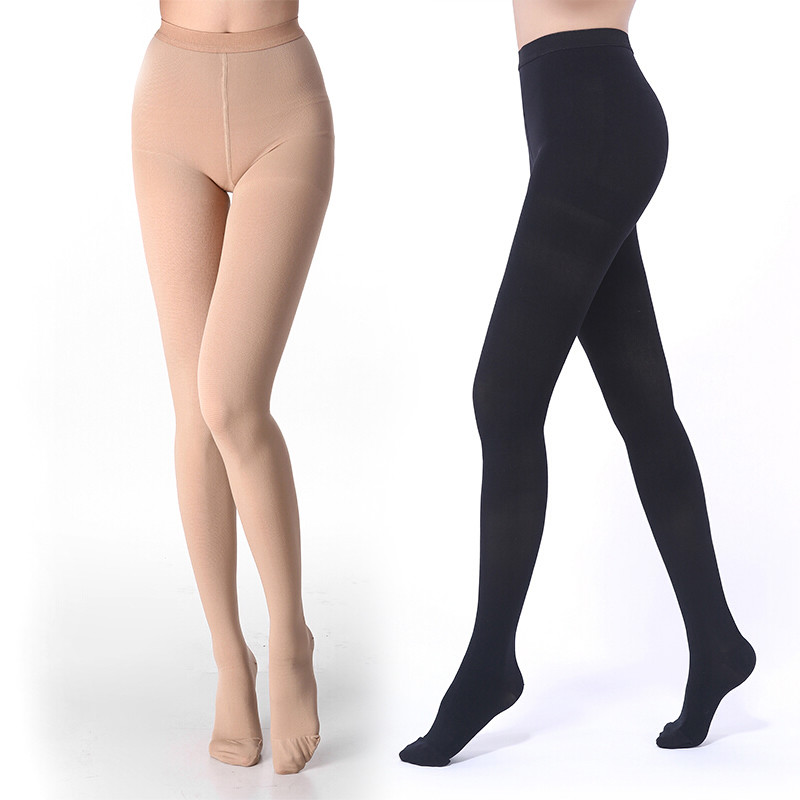Compression Pantyhose 20-30 mmHg Support Stockings Edema Support Varicose Socks