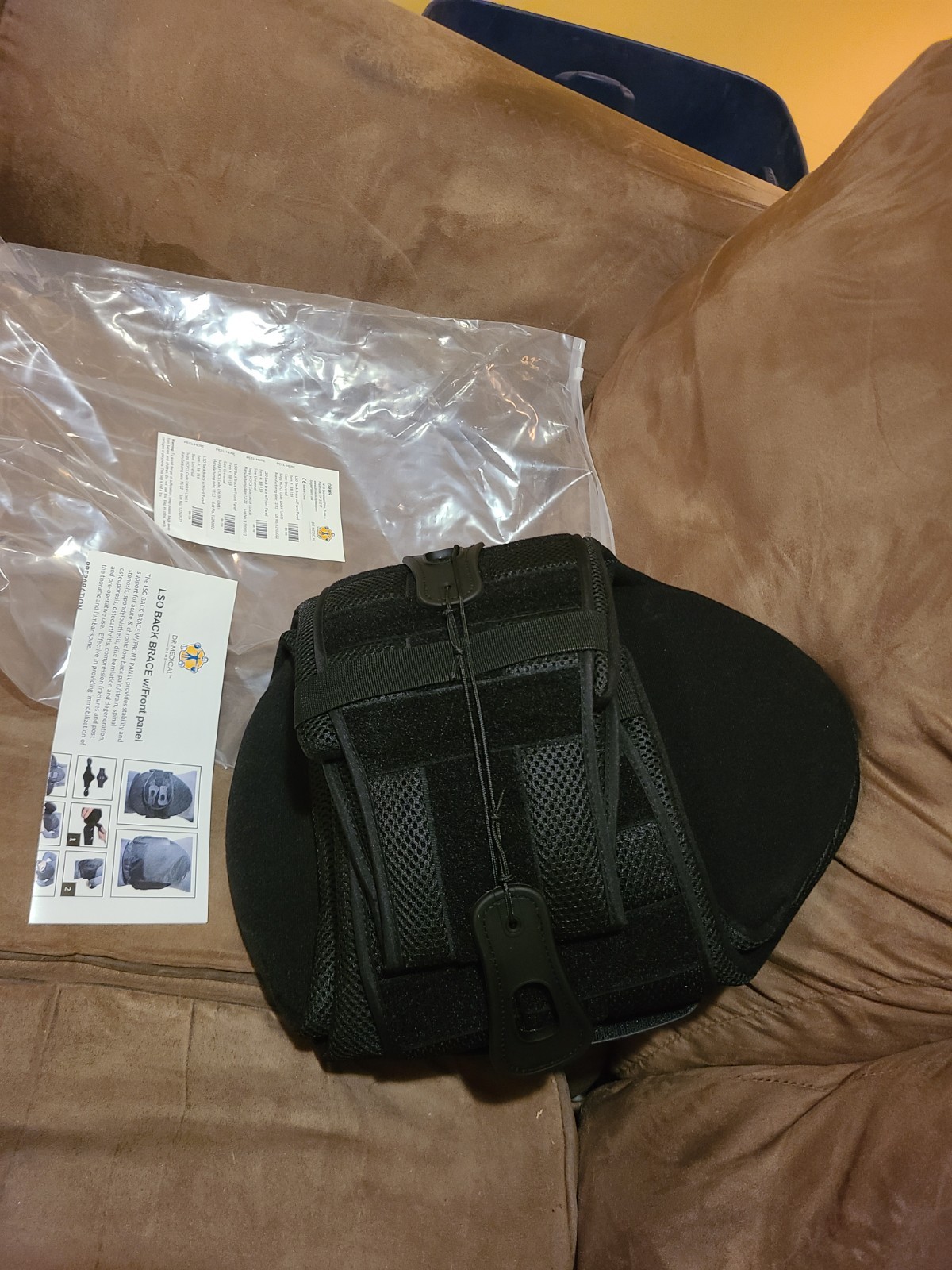 Dr Medical LSO Back Brace w/ Front Panel BB159 Universal Size