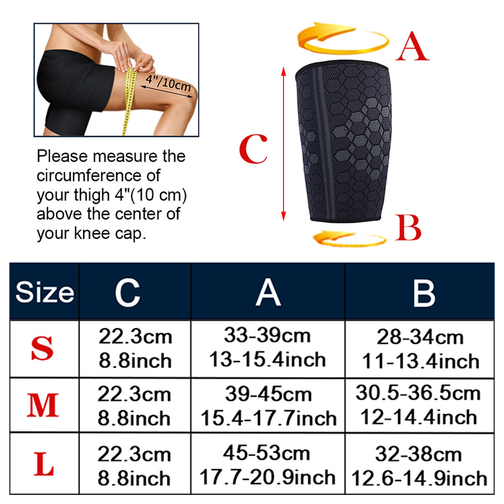 1Pc Leg Brace Compression Support Hip Sciatica Nerve Pain Relief Thigh Hamstring