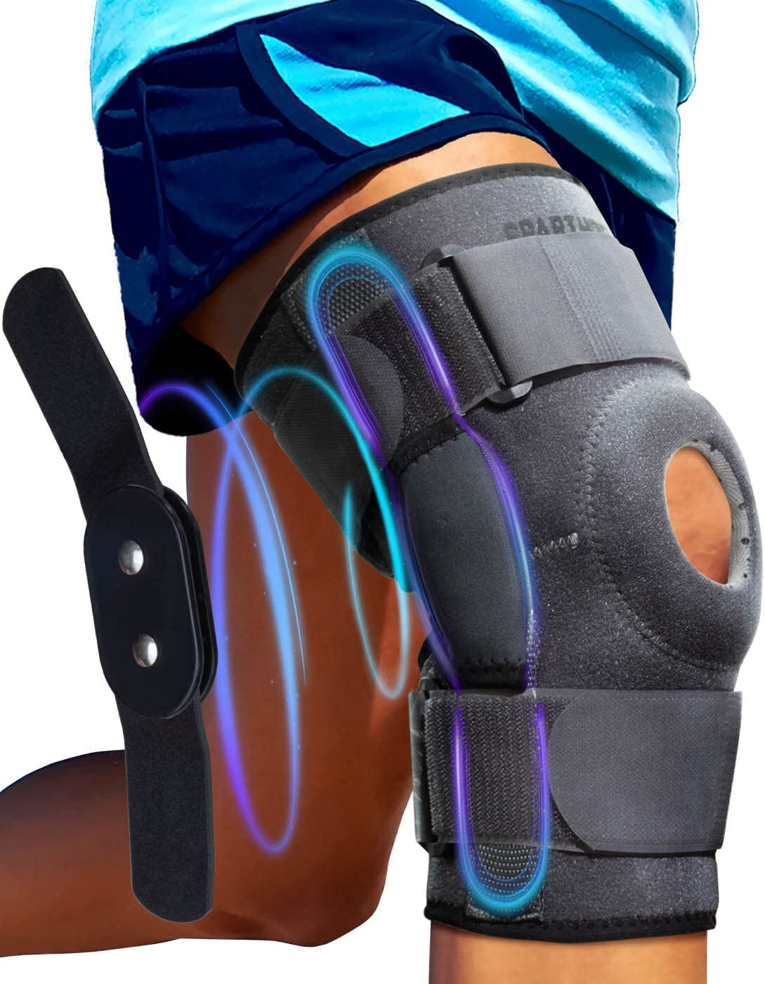 Hinged Knee Brace – Relieves ACL, MCL, Meniscus Tear, Arthritis, Tendon Pain …