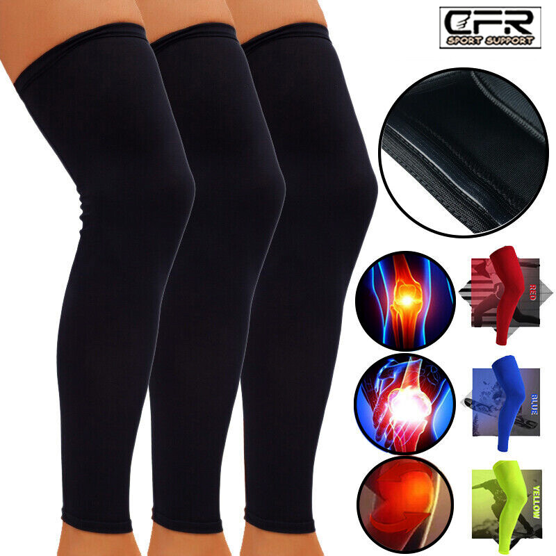 Leg Thigh Sleeve Support Compression Socks Knee High Stockings Sport Men Women