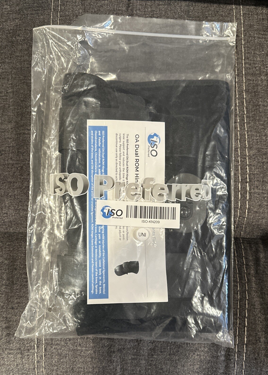 Iso Preferred OA Dual ROM Hinge Knee Brace! UNI ISO-KN209 ~ Brand New! ~ LQQK