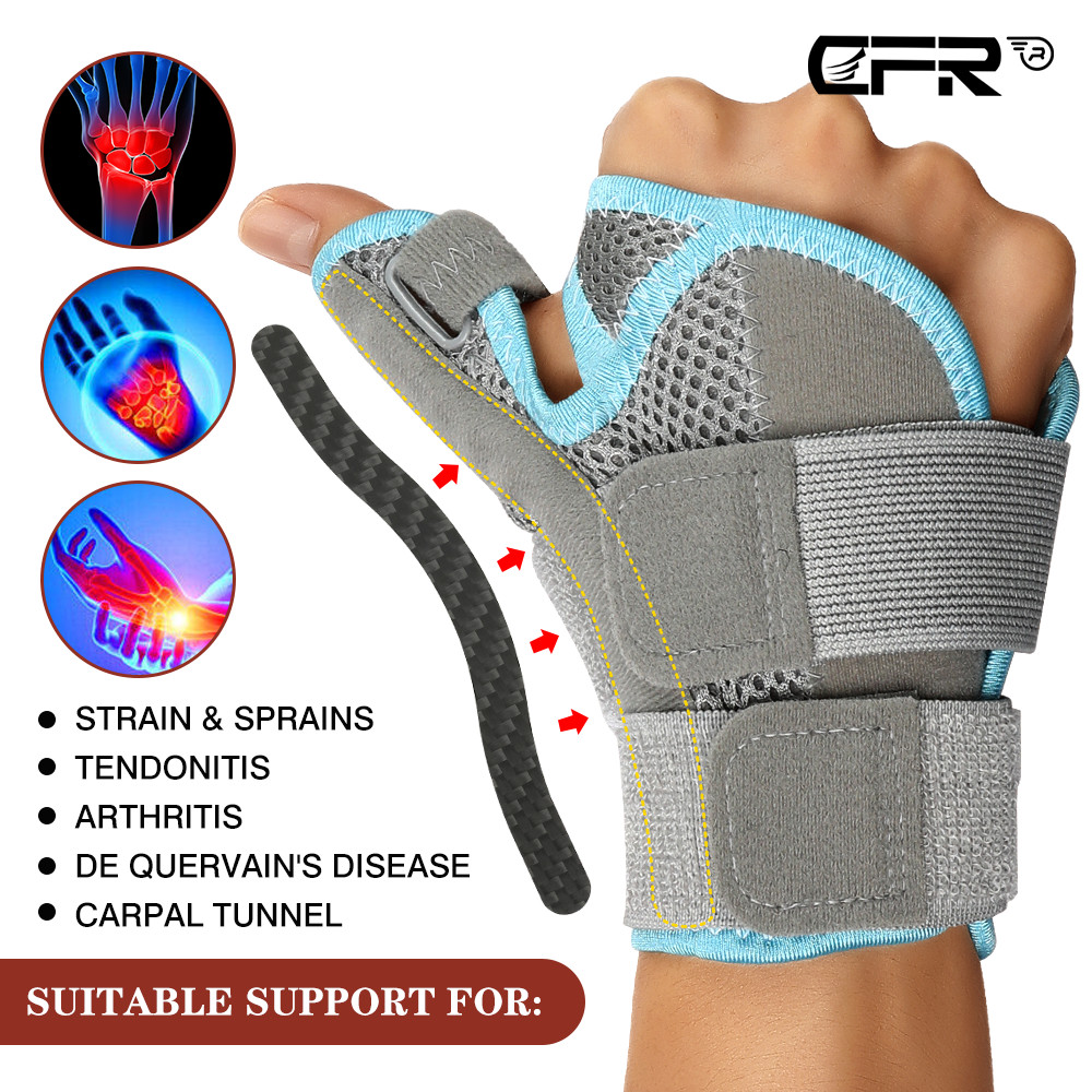Thumb Support Wrist Brace Hand Sprain Carpal Tunnel Arthritis Running Left Right