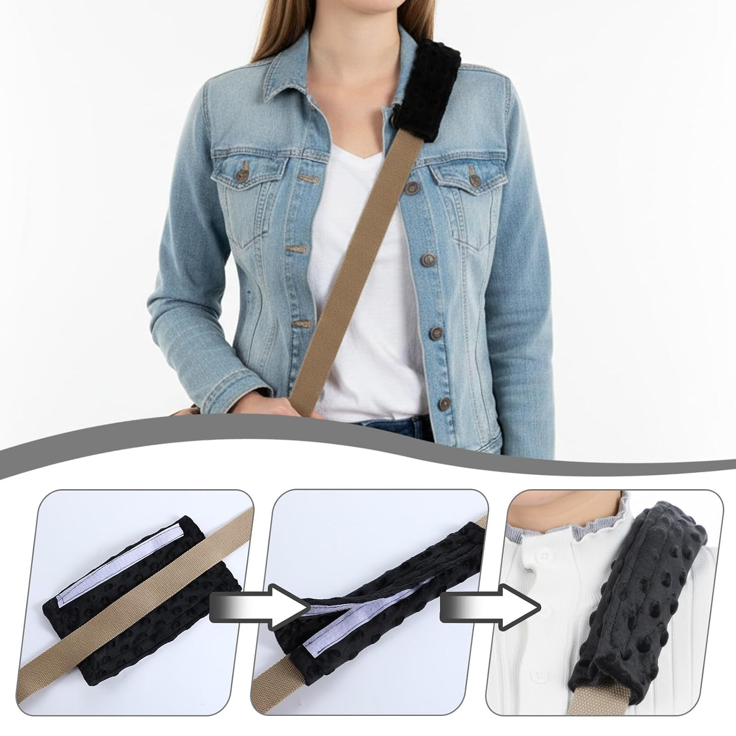 1 Pcs Sling Pad, Cushioned Arm Sling Pad for Neck And Shoulder, Strap Cushion…