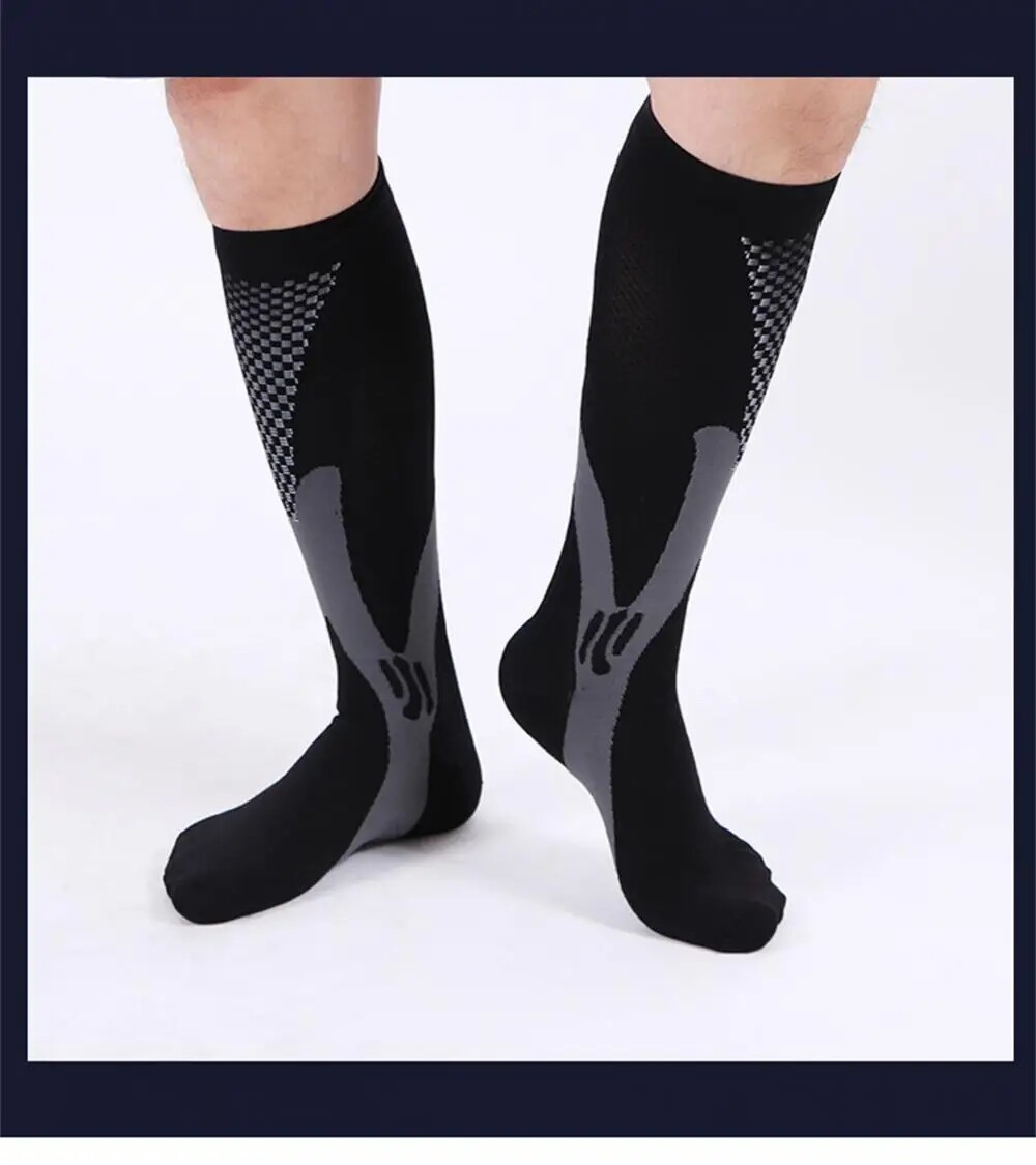 Professional Compression Socks Stockings Women Men Knee High 20-30 mmHG