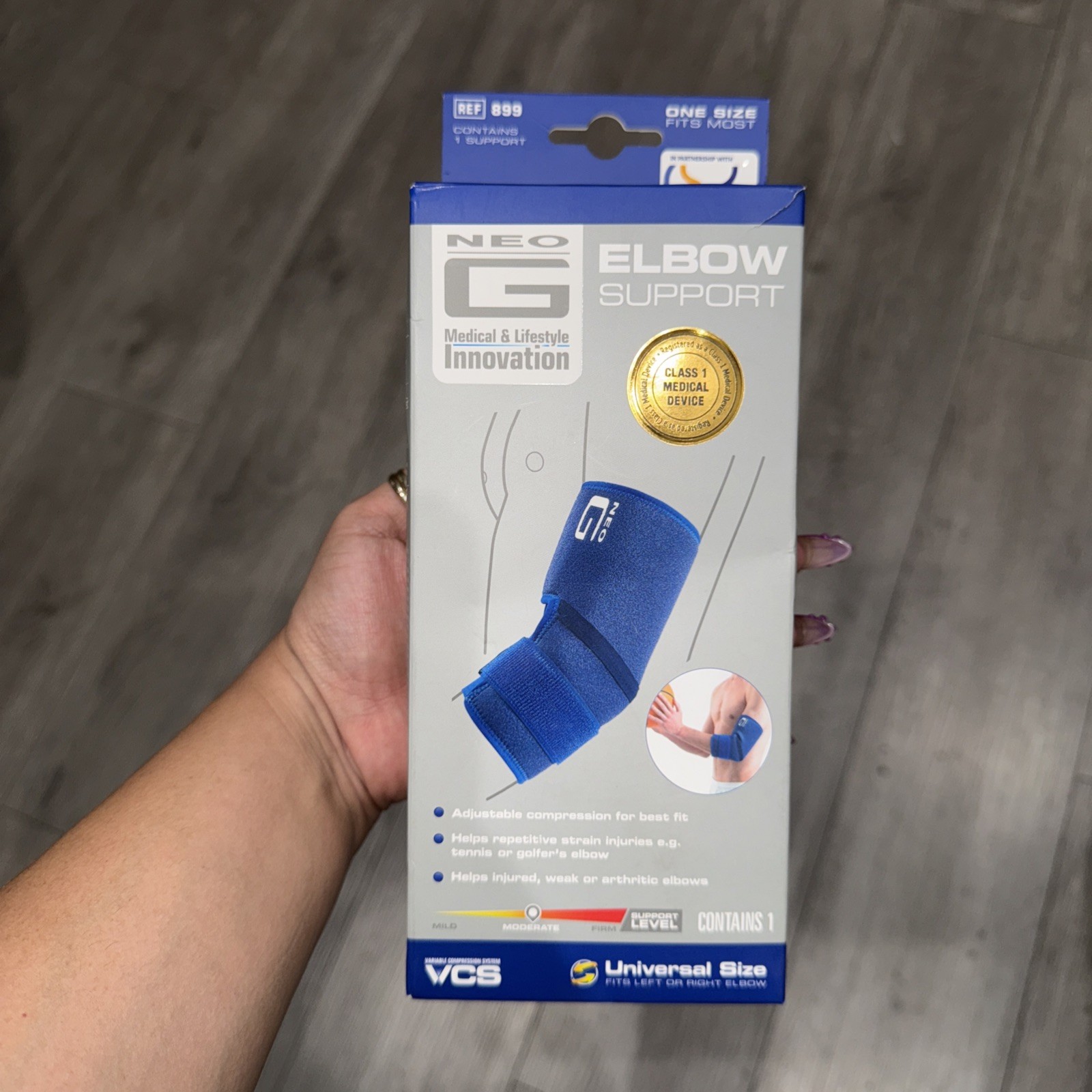 Neo G Elbow Support Brace – Class 1 Medical Device NEW IN BOX