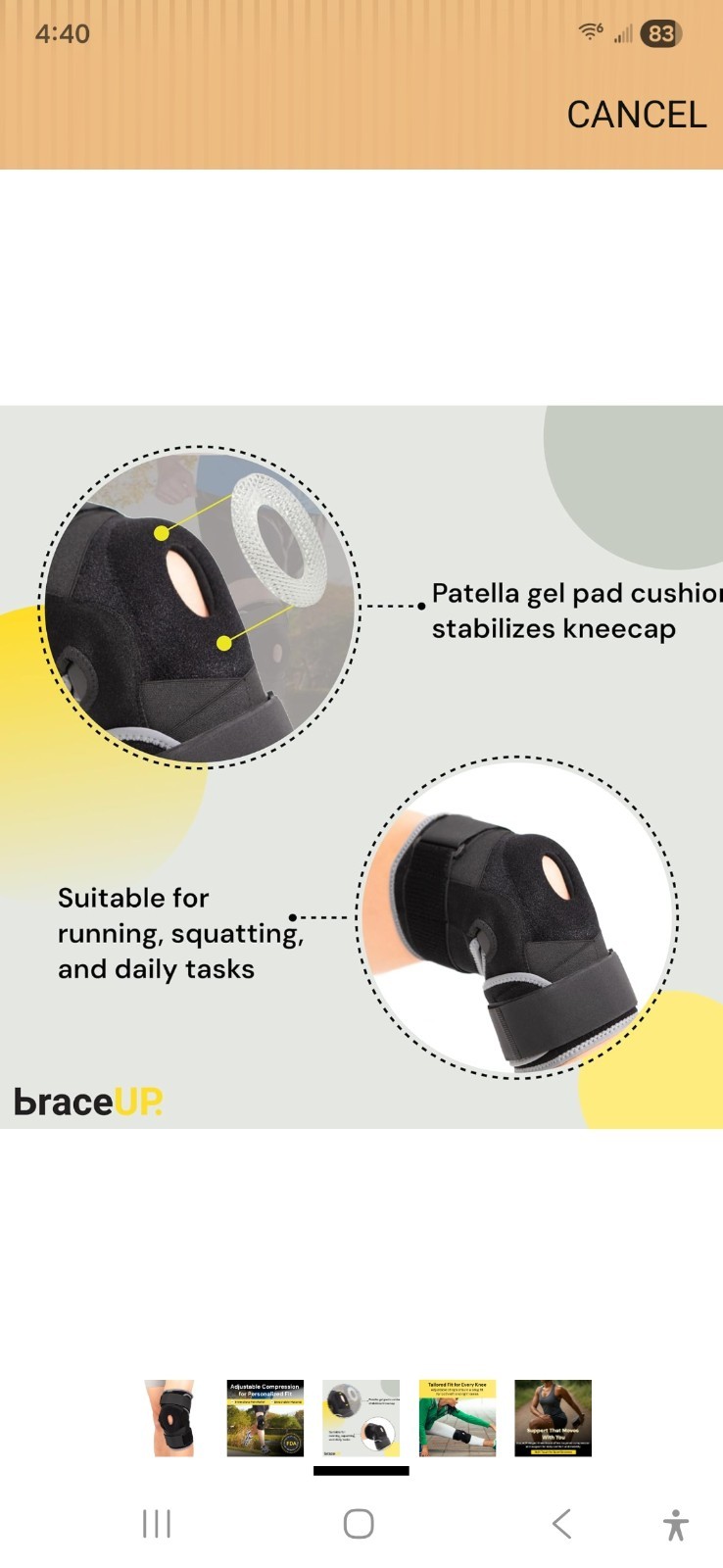 BraceUP Hinged Knee Brace Support for Knee Pain – Maximum Support and Comfort…