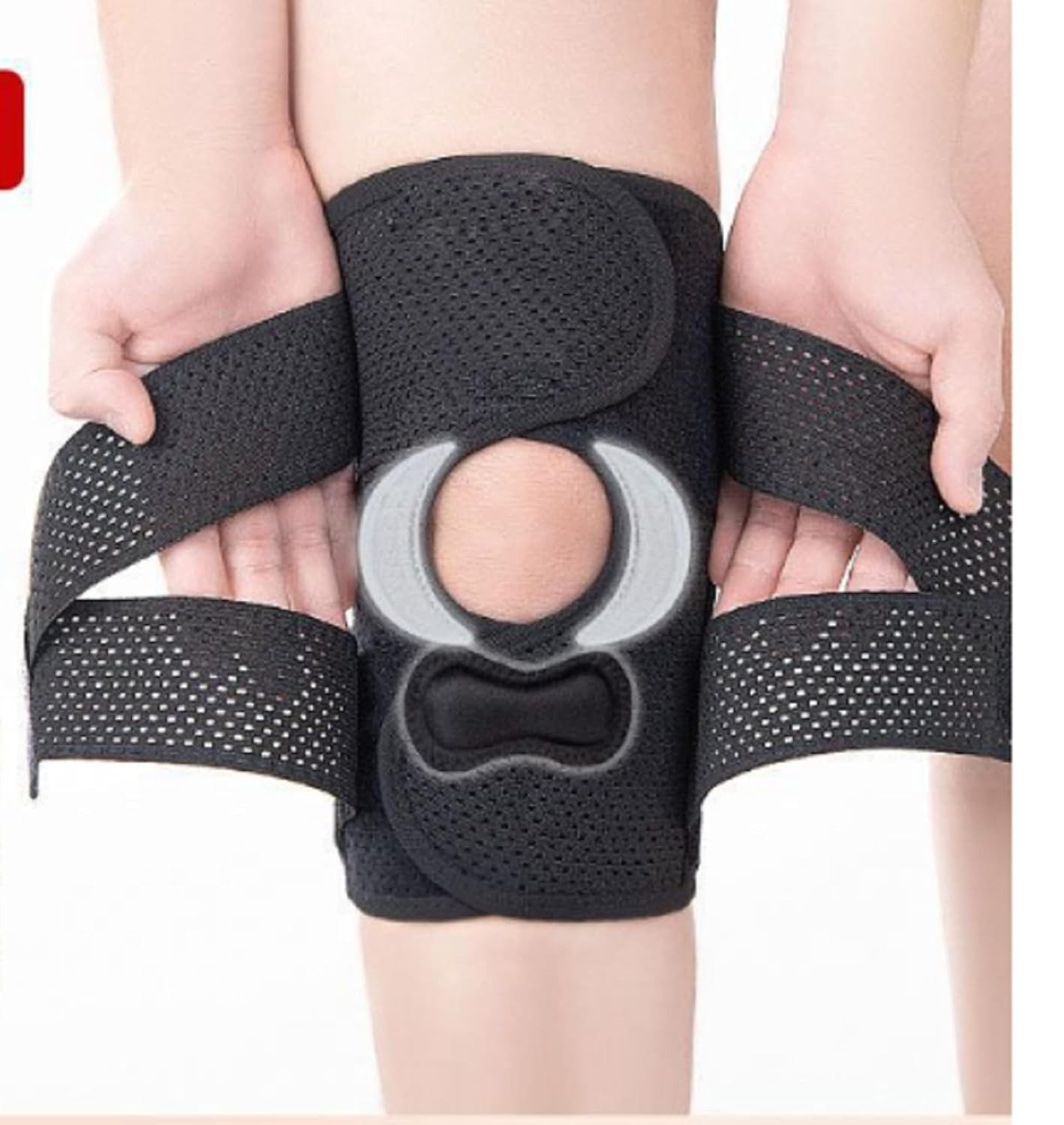 Knee Brace Spring Stabilizers Adjustable Compression Support meniscus tear, ACL