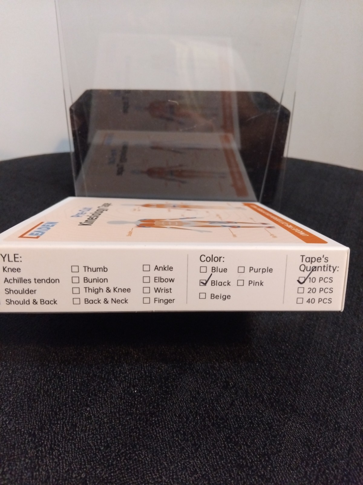 Pre-Cut Kinesiology Tape Different Body Parts Leaden New Sealed Box