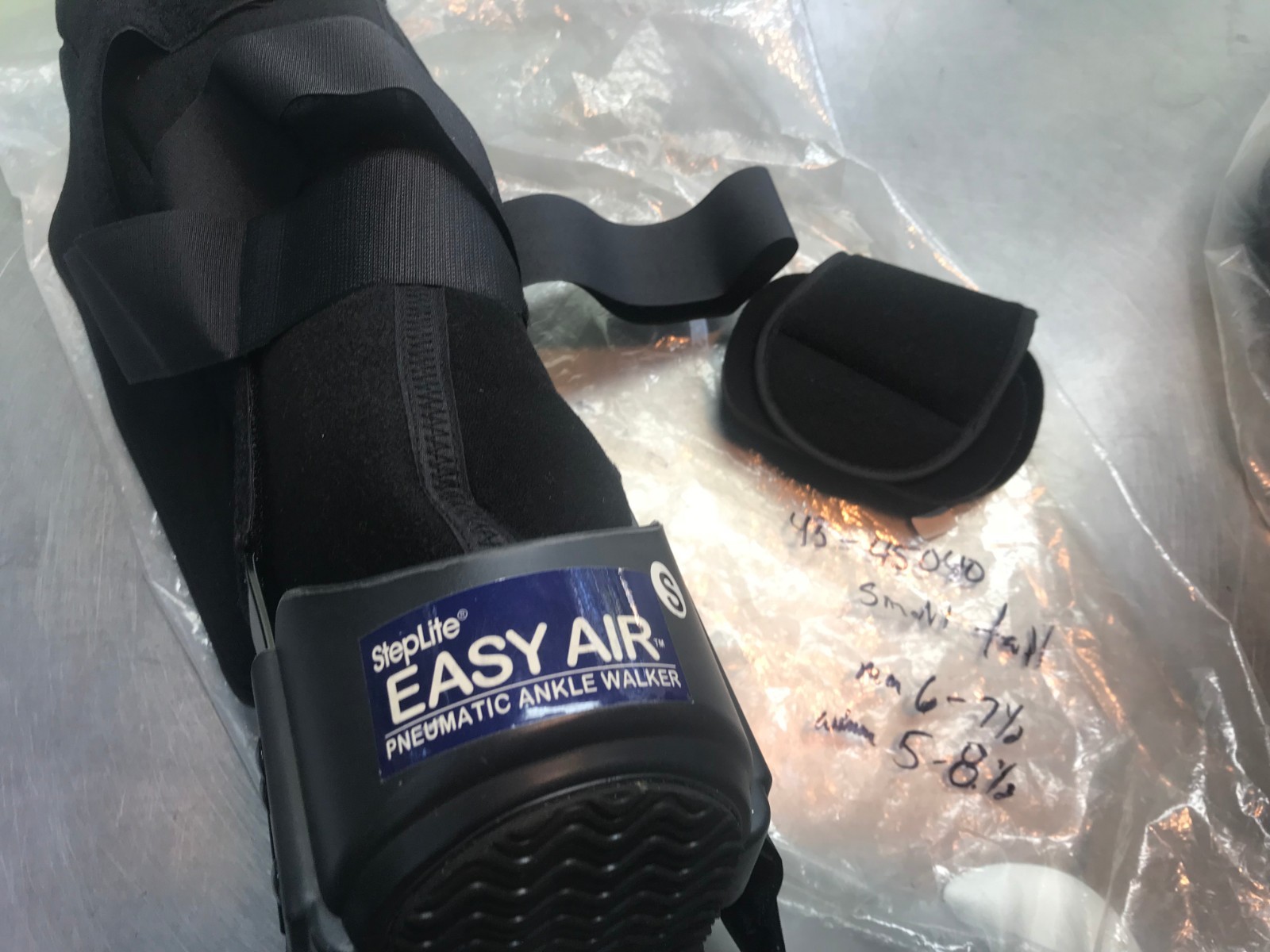 43-45040 FLA Orthopedics Steplite Easy Air® Tall Walker Brace Boot SMALL Black