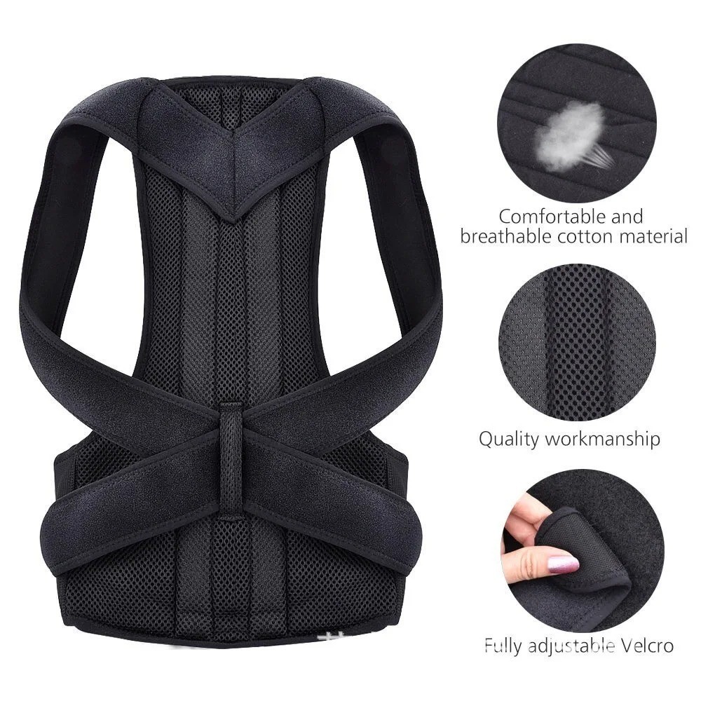 Snoky Posture Corrector for Women and Men, Back Support straightener, Shoulder